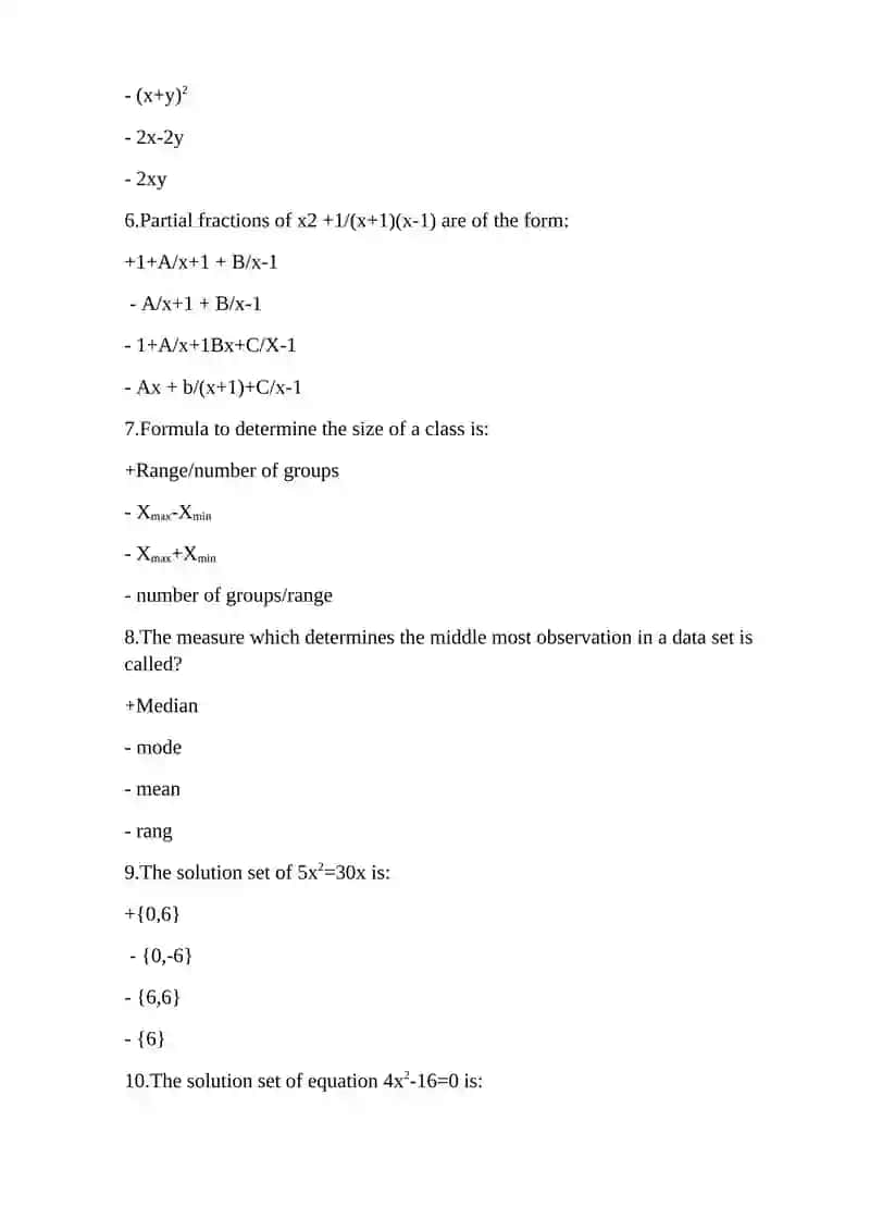 Maths 2