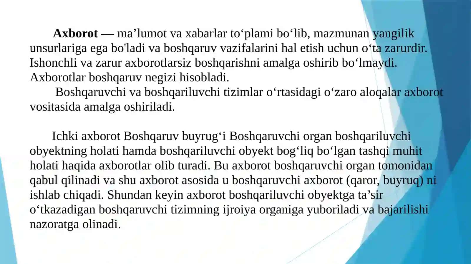 Korporativ boshqaruvda axborot va kommunikastiya 2