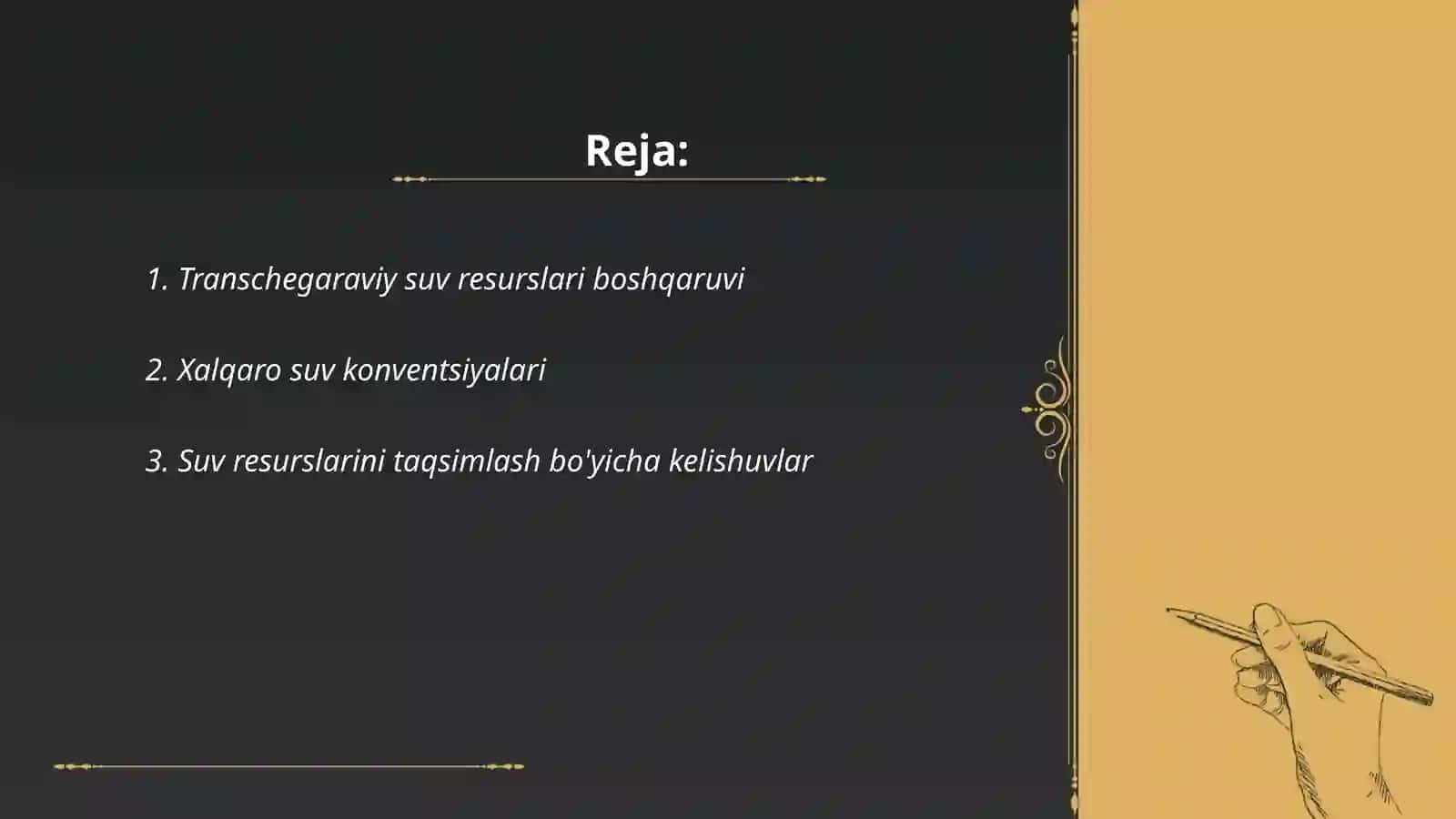 Transchegaraviy va xalqaro suv havzalari 2