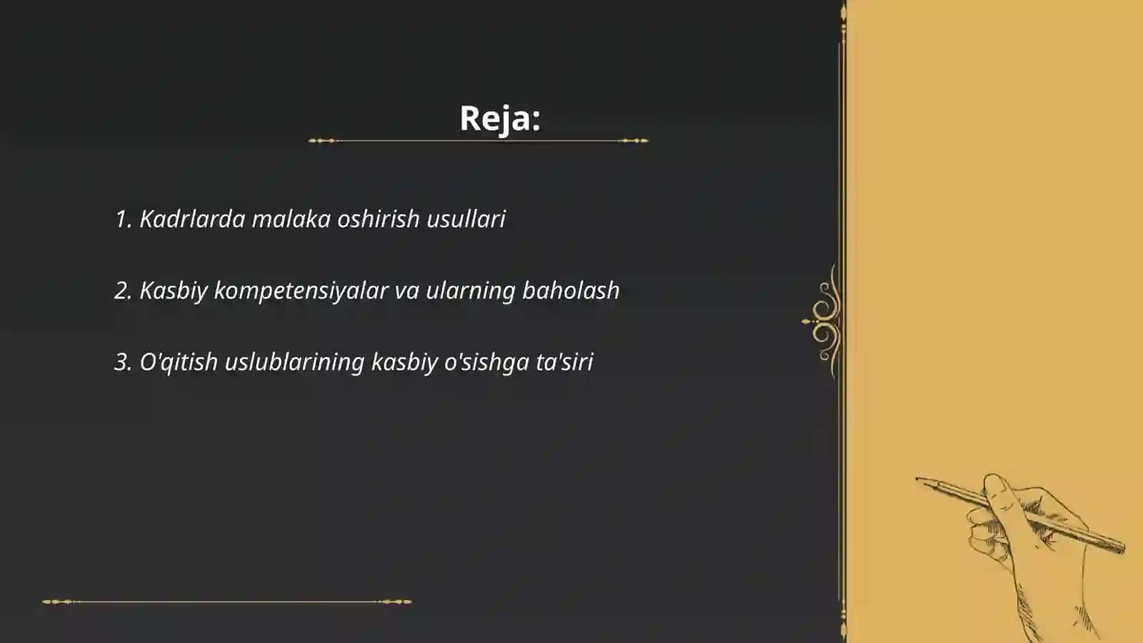 Yosh mutaxassis kadrlarda kasbiy mahorat koʻrsatkichlarini prognozlashtirish 2