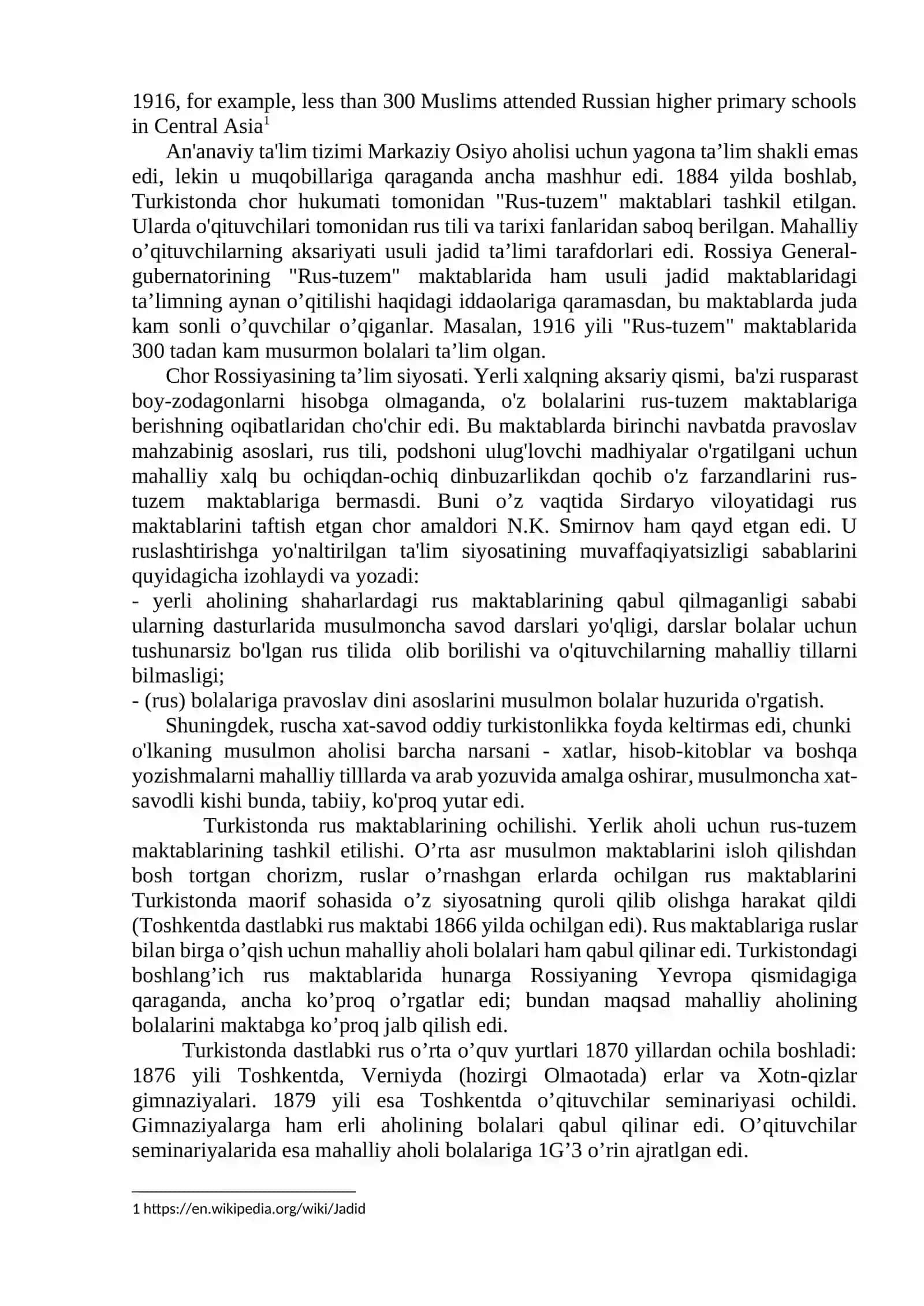 XIX ASRNINGINNG IKKINCHI YARMI VA XX ASRNING BOSHLARIDA MAKTAB VA PEDAGOGIK G’OYALAR 2
