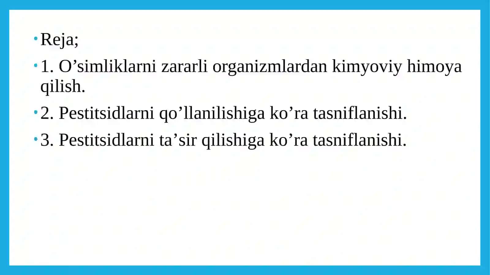 O'simliklarni kimyoviy himoya qilish usuli 2