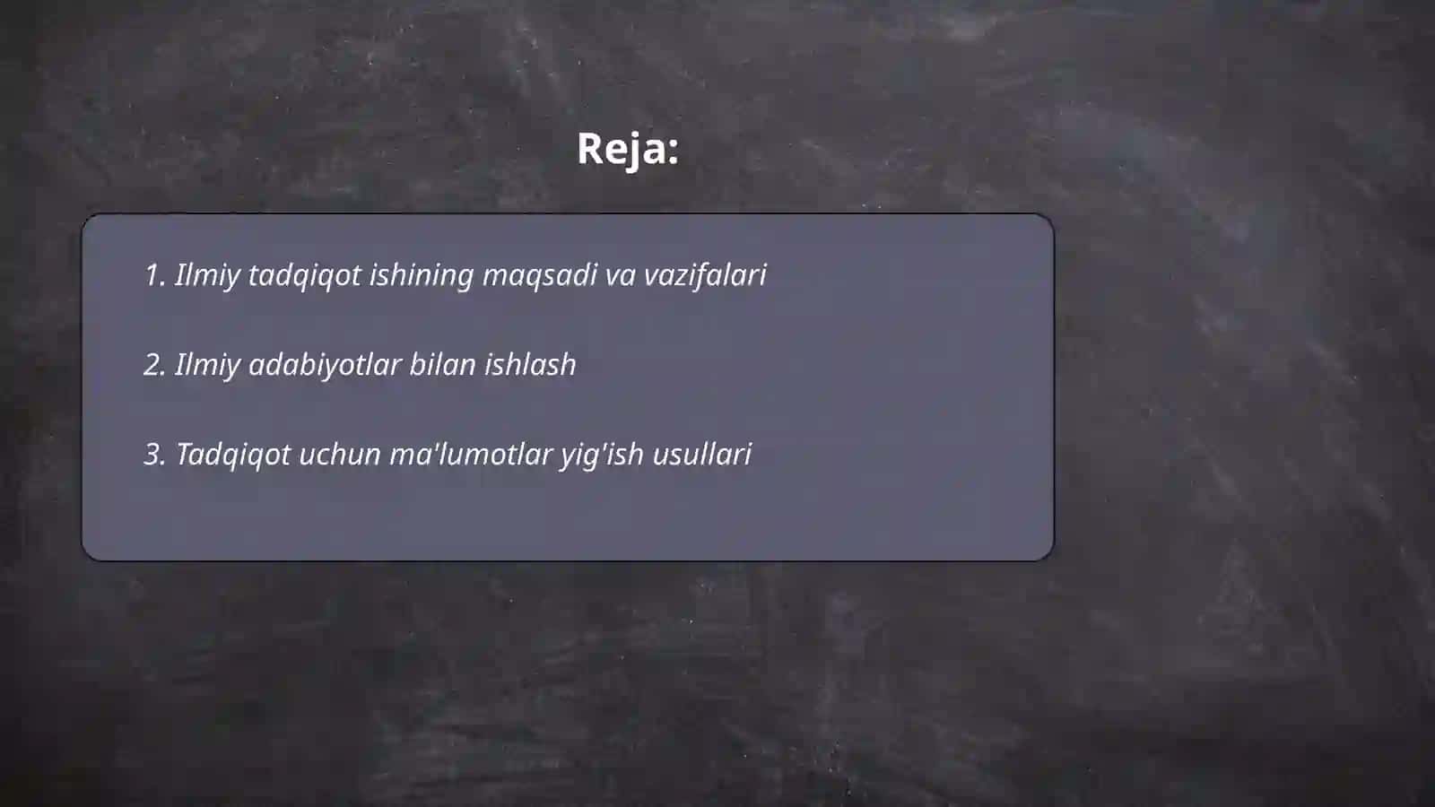 Ilmiy tadqiqot ishini yozuvchi uchun qo'llanma 2