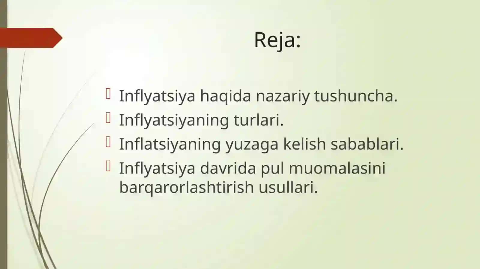 Inflatsiya turlari va ularning iqtisodiyotga ta’siri 2
