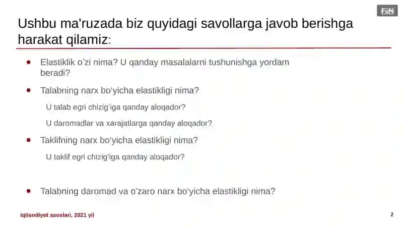 Elastiklik va uning qo’llanilishi 2