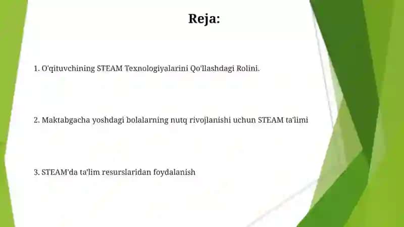 O'qituvchining STEAM Texnologiyalarini Qo'llashdagi Rolini 2