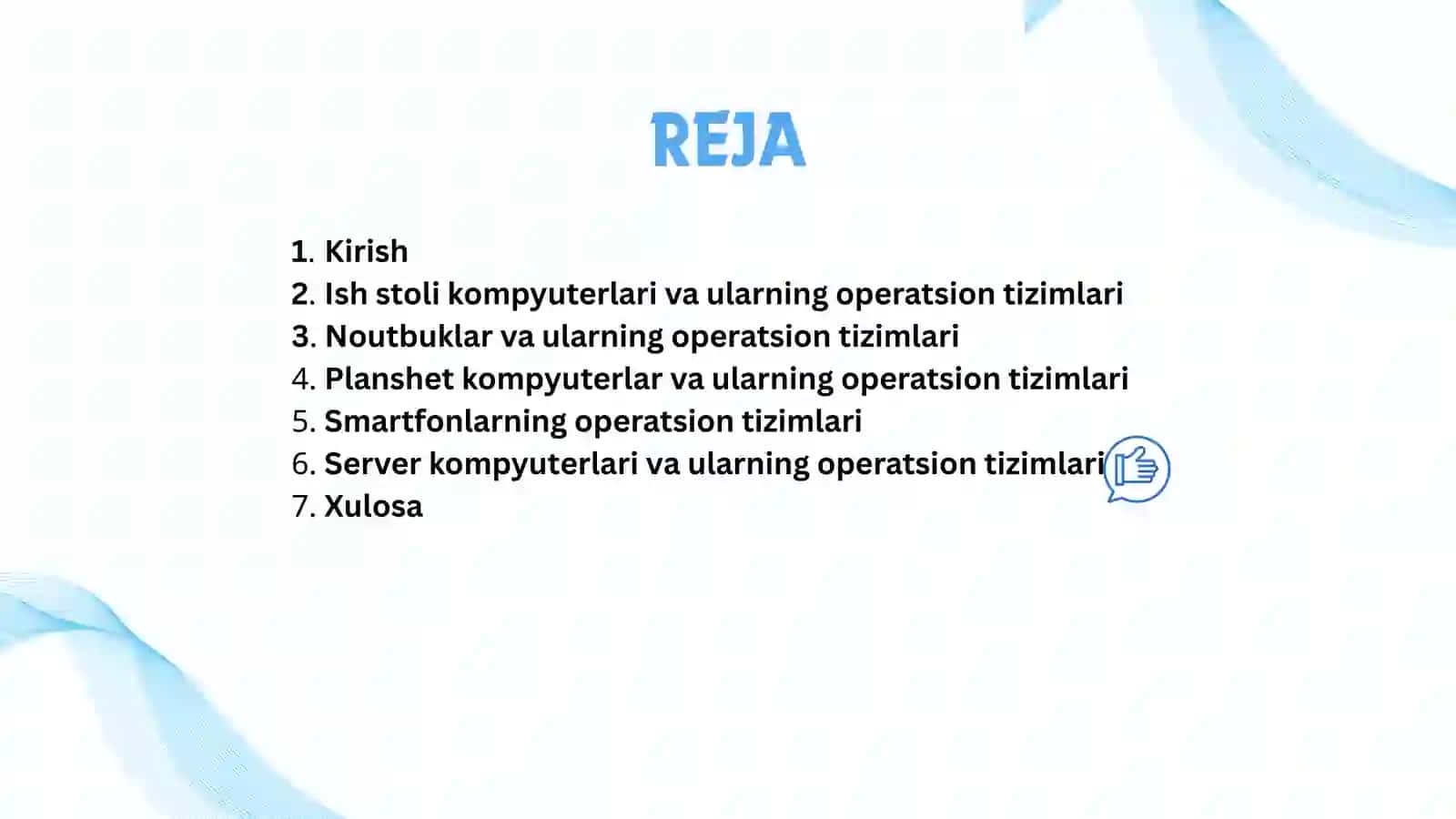 KOMPYUTERLARNING TURLARI VA ULAR UCHUN OPERATSION TIZIMLAR 2