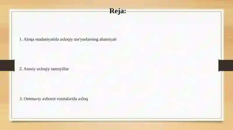 Kommunikatsiya madaniyatida axloqiy me'yorlar 2