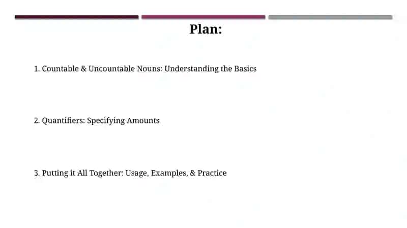 Countable & Uncountable Nouns: Understanding the Basics 2