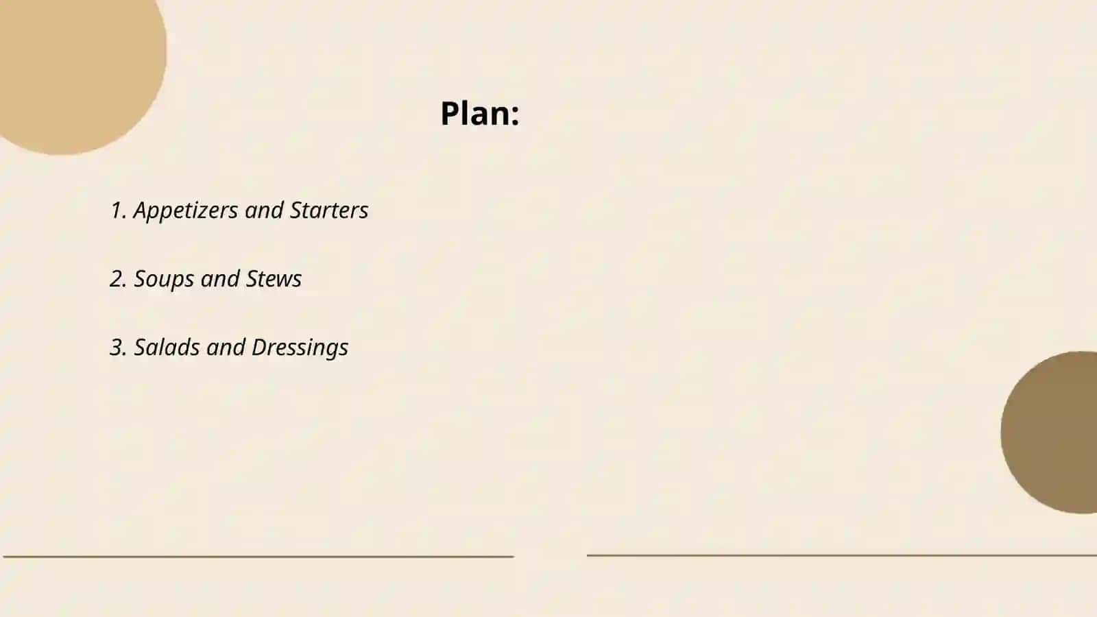 Writing a recipe book 2