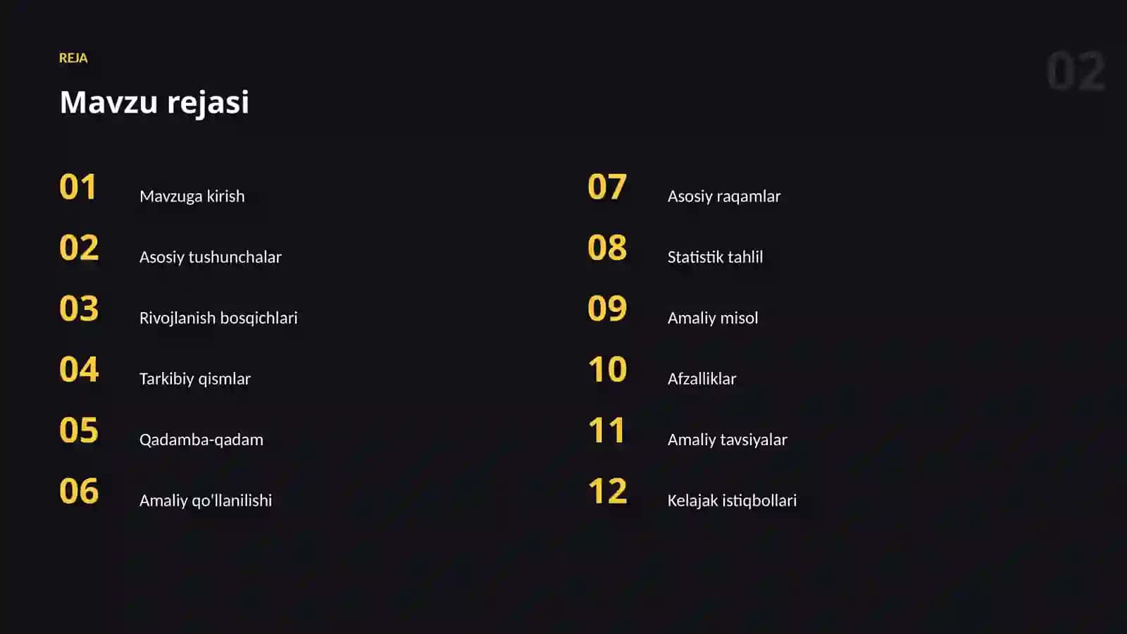 OPTIMIZATSIYA ALGORITMLARI 2
