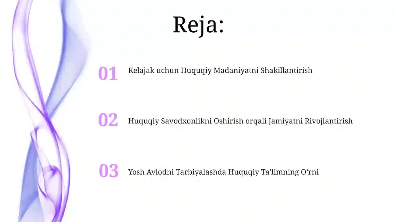 Yosh avlodni voyaga yetkazishdagi huquqiy tarbiya 2
