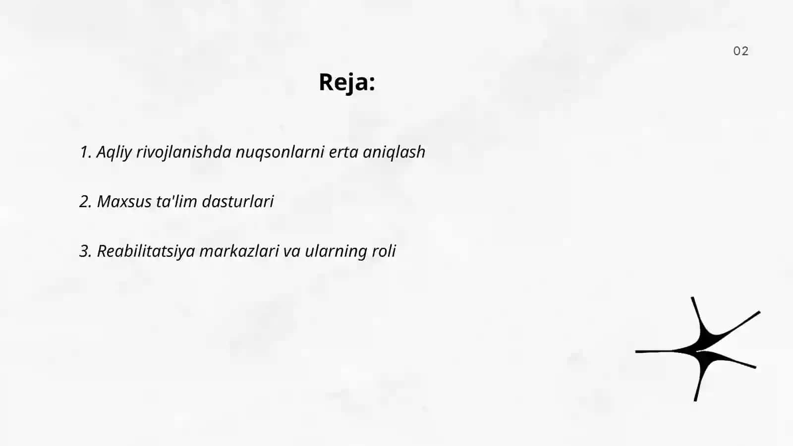 Aqliy rivojlanishida nuqsoni bolgan bolalar 2