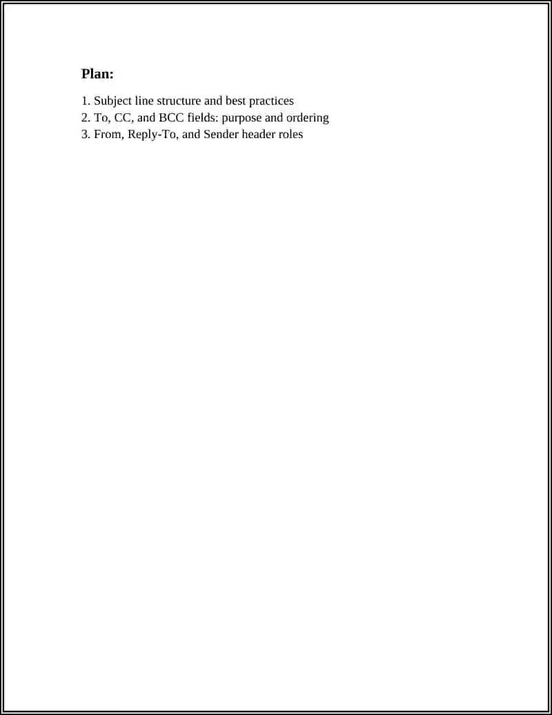 THE STRUCTURE OF E-MAILS 2
