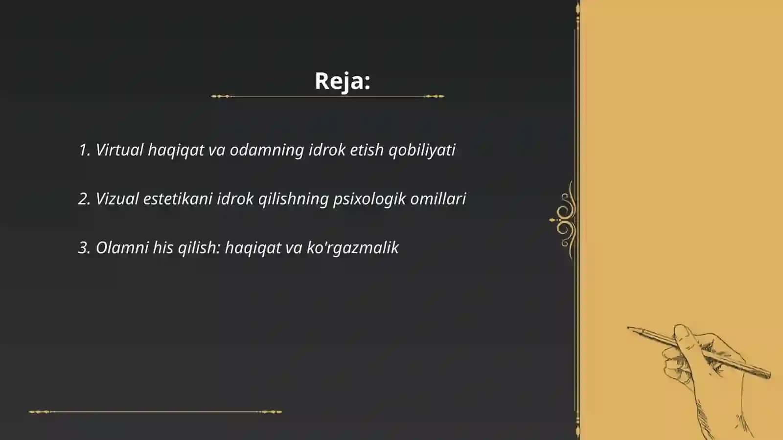 Olamni virtual va vizual estetik idrok etishning farqlari 2
