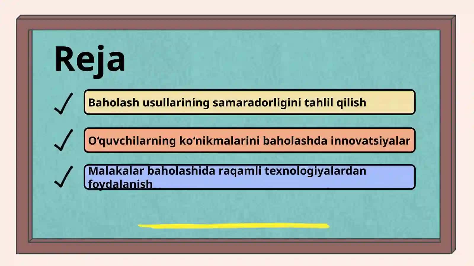 O‘quvchilarning bilim-ko‘nikmavamalakalarinibaholashusullari 2