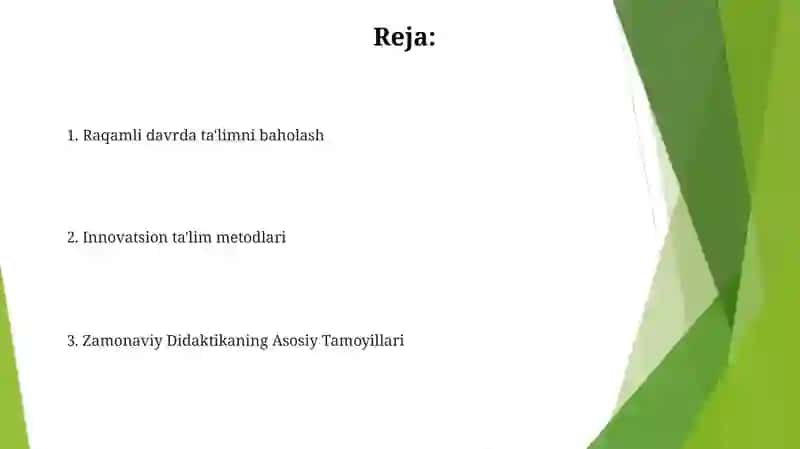 Zamonaviy didaktika 2