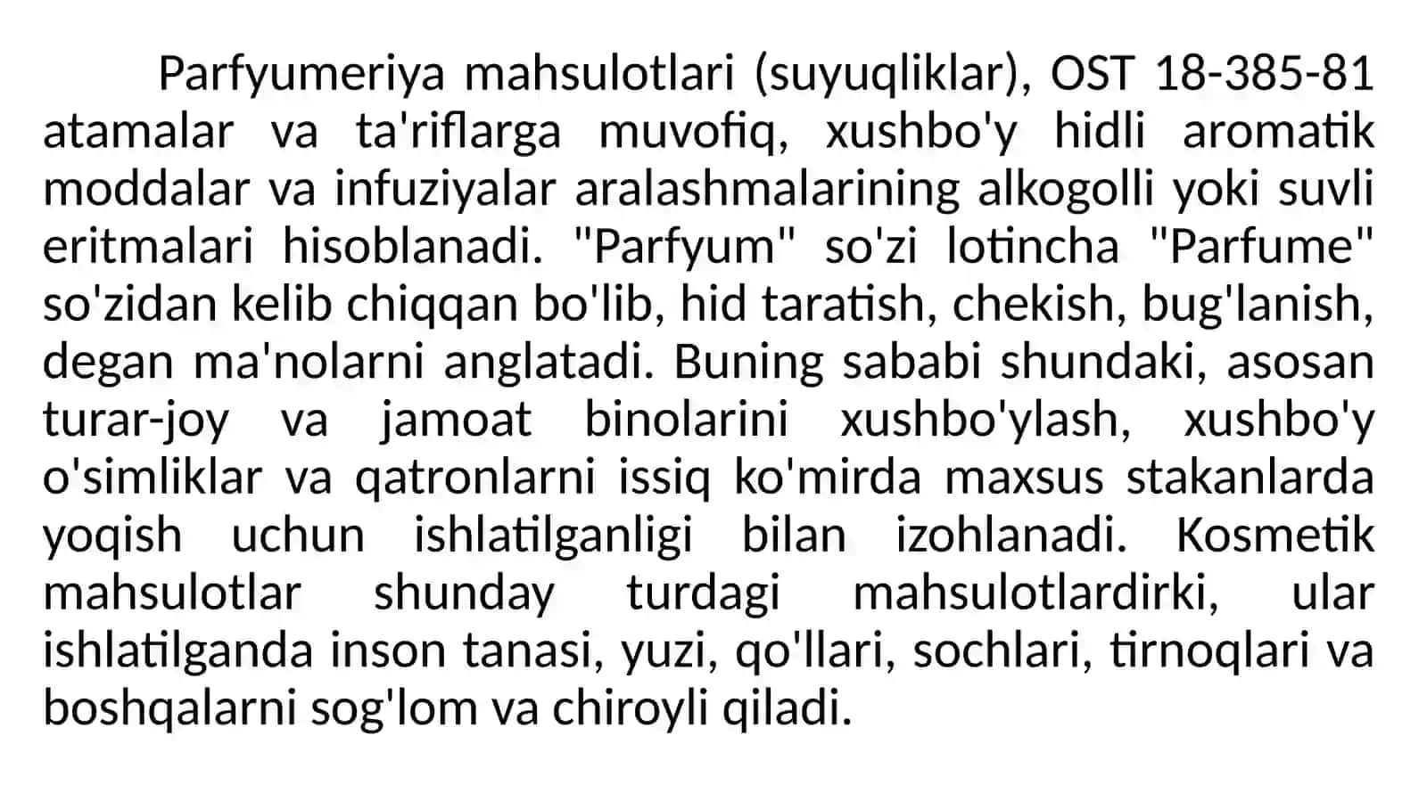 PARFYUMERIYA MAHSULOTLARINI SAQLASH VA QADOQLASHNING YANGI YEXNOLOGIYALARI VA ISTIQBOLLARI 2