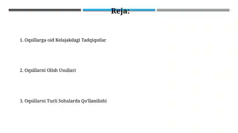 Oqsillarga oid Kelajakdagi Tadqiqotlar 2
