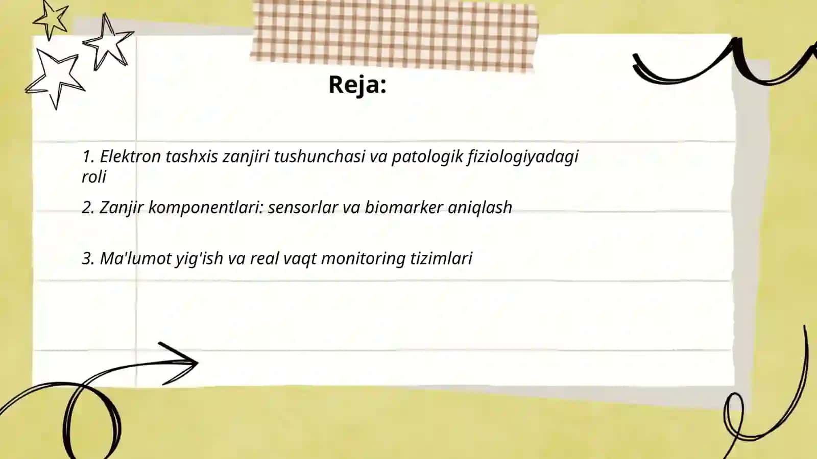 Patologik fiziologiyada elektron tashxis zanjiri va uning ahamiyati 2