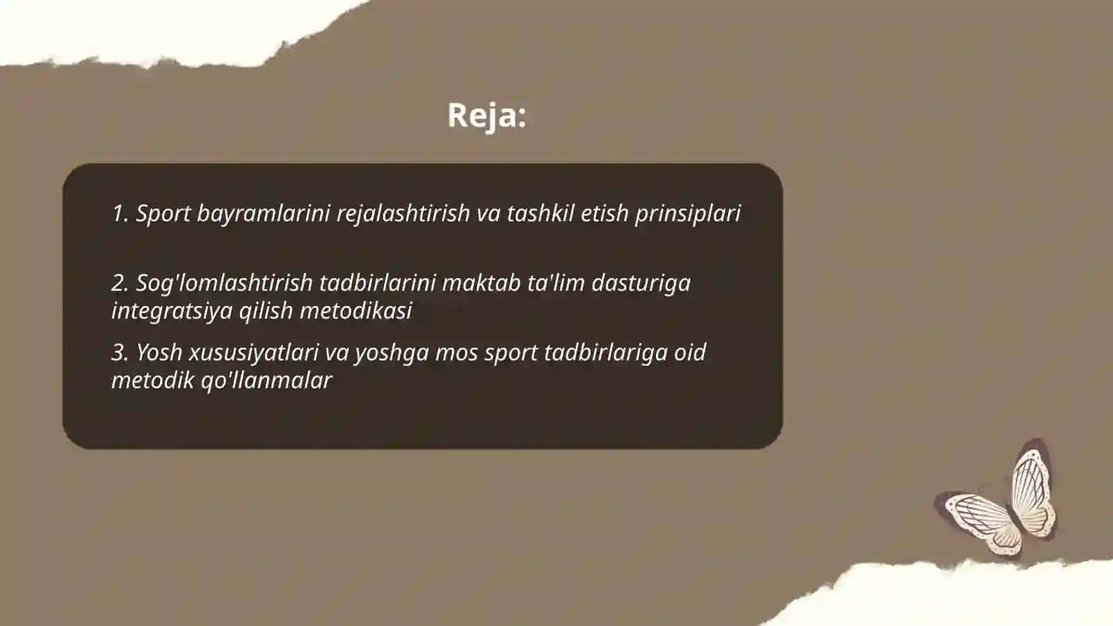 Umumta'lim maktablarida sport bayramlari va sog'lomlashtirish tadbirlari tashkil etish va o'tkazish metodikasi 2