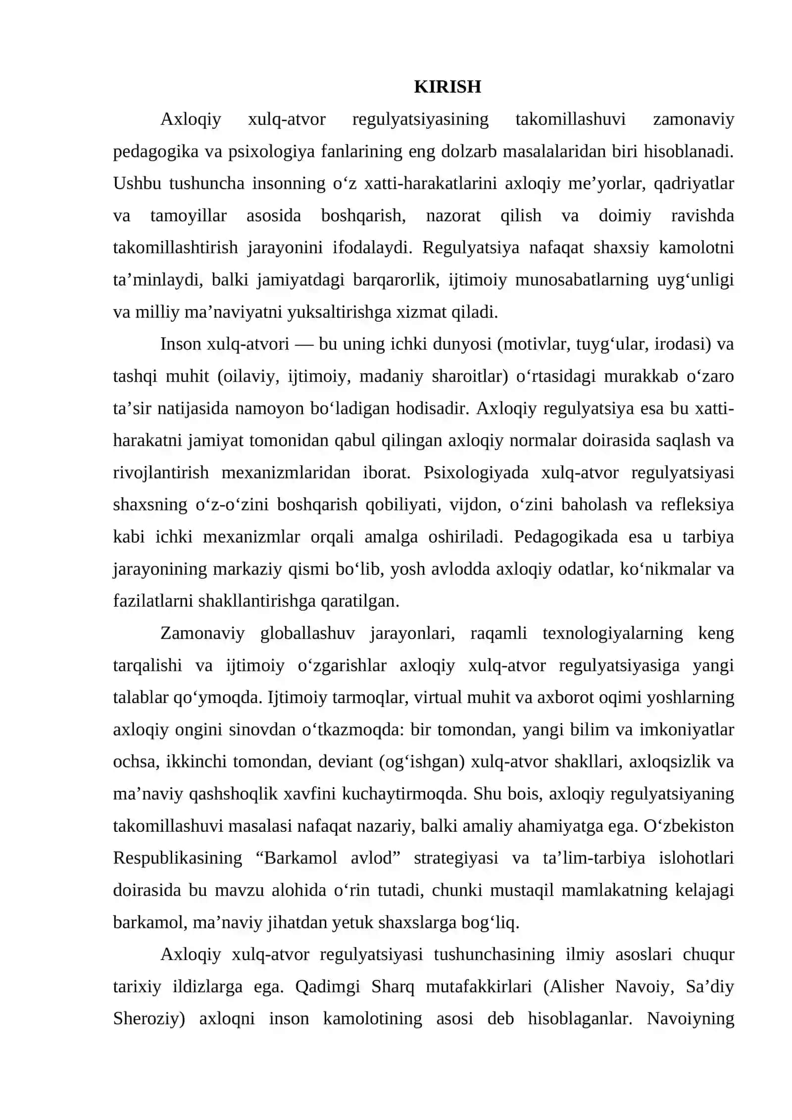 Axloqiy xulq-atvorni shakllantiruvchi asosiy omillar 2