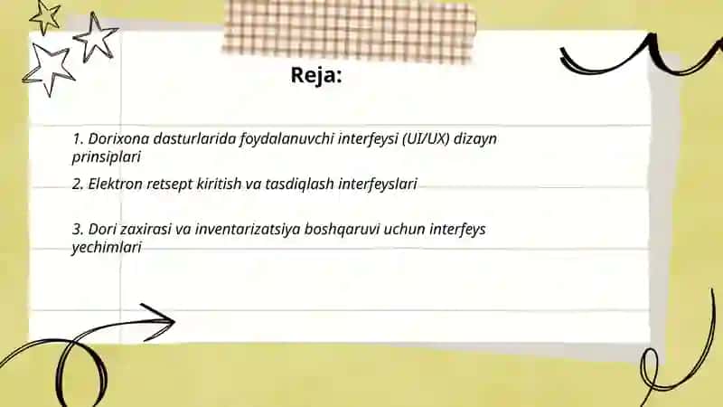 Dorixona va Tibbiyot sohasidagi dasturlar 2
