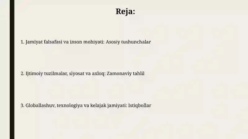 Jamiyat va inson falsafasi 2