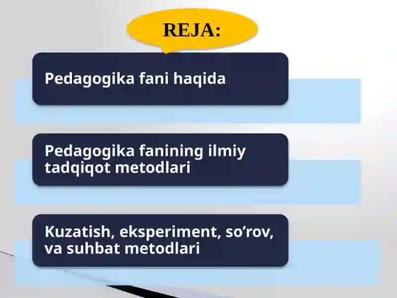 Ilmiy pedagogik tadqiqot metodologiyasi va mtodlari. 2