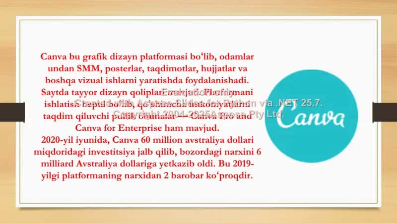 Canva dasturi 2