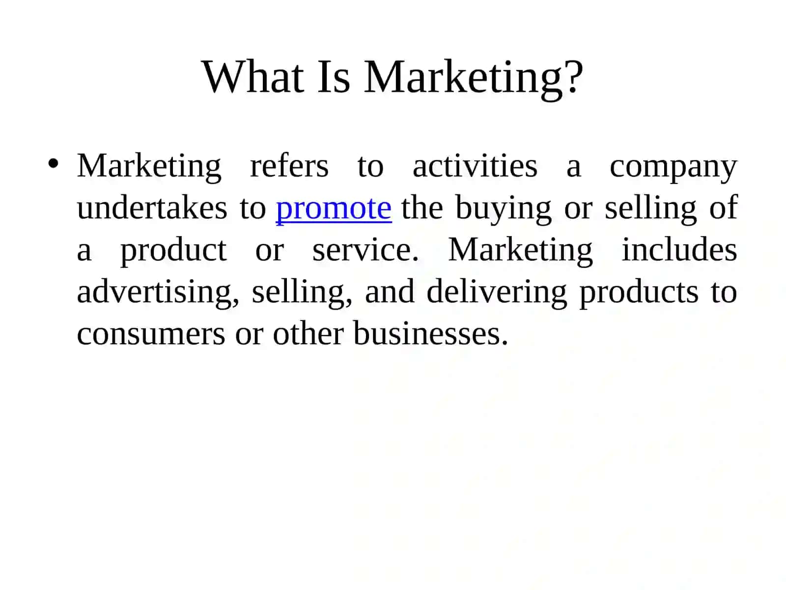 Marketing 2