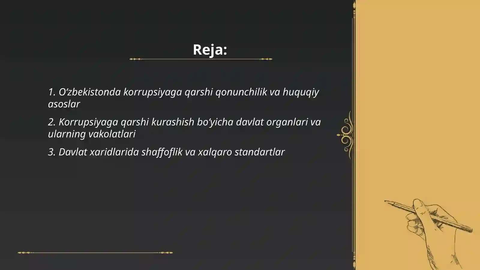 Oʻzbekistonda korrupsiyaga qarshi kurash mexanizmlari 2