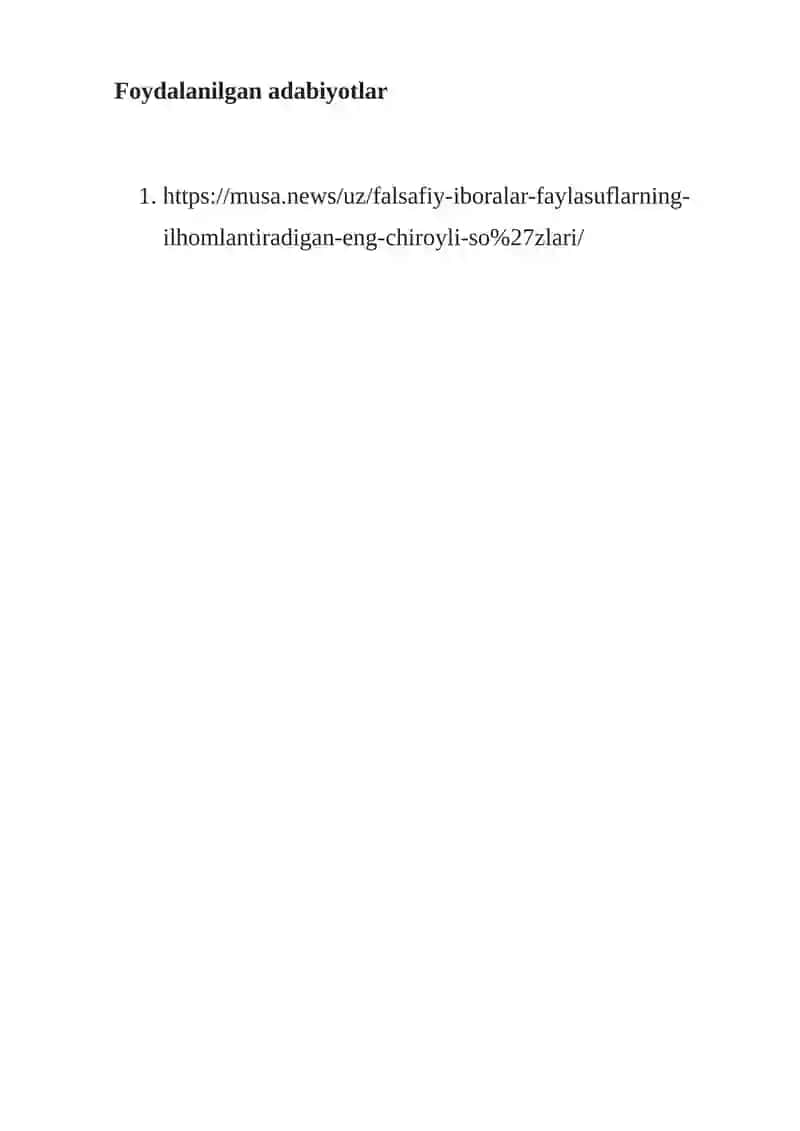 Falsafa aforizmlari 2