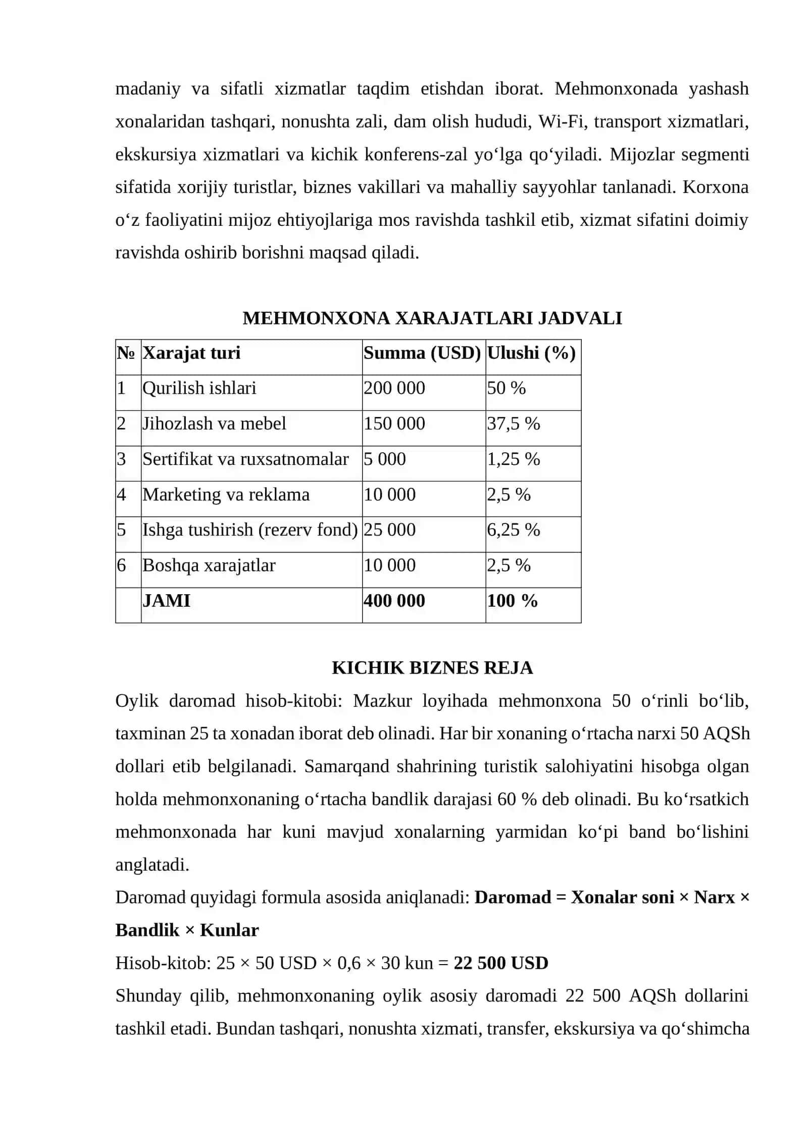 Mustaqil ish turizmda standartlashtirish va sertifikatlashtirish fani 2