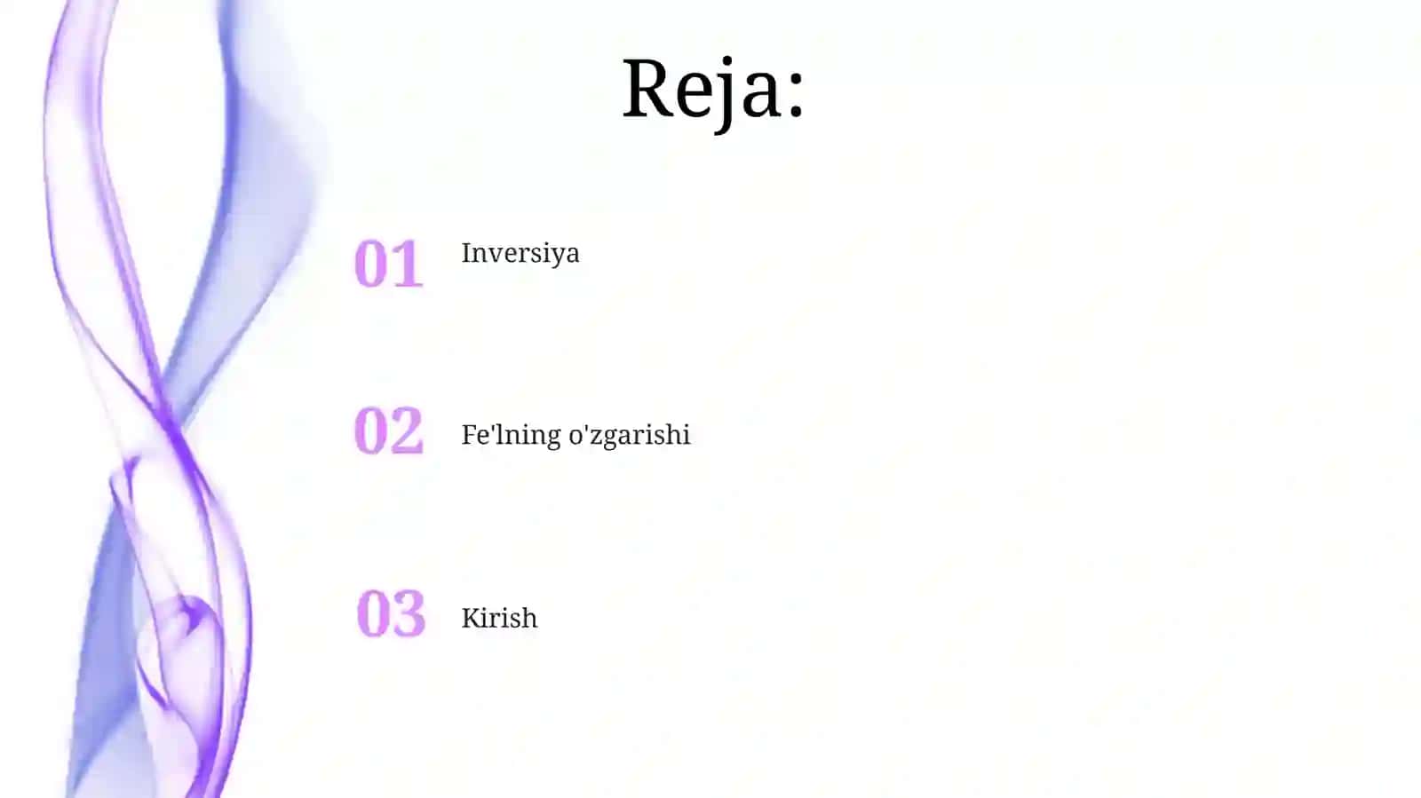 Ingliz tilidagi inversiya 2