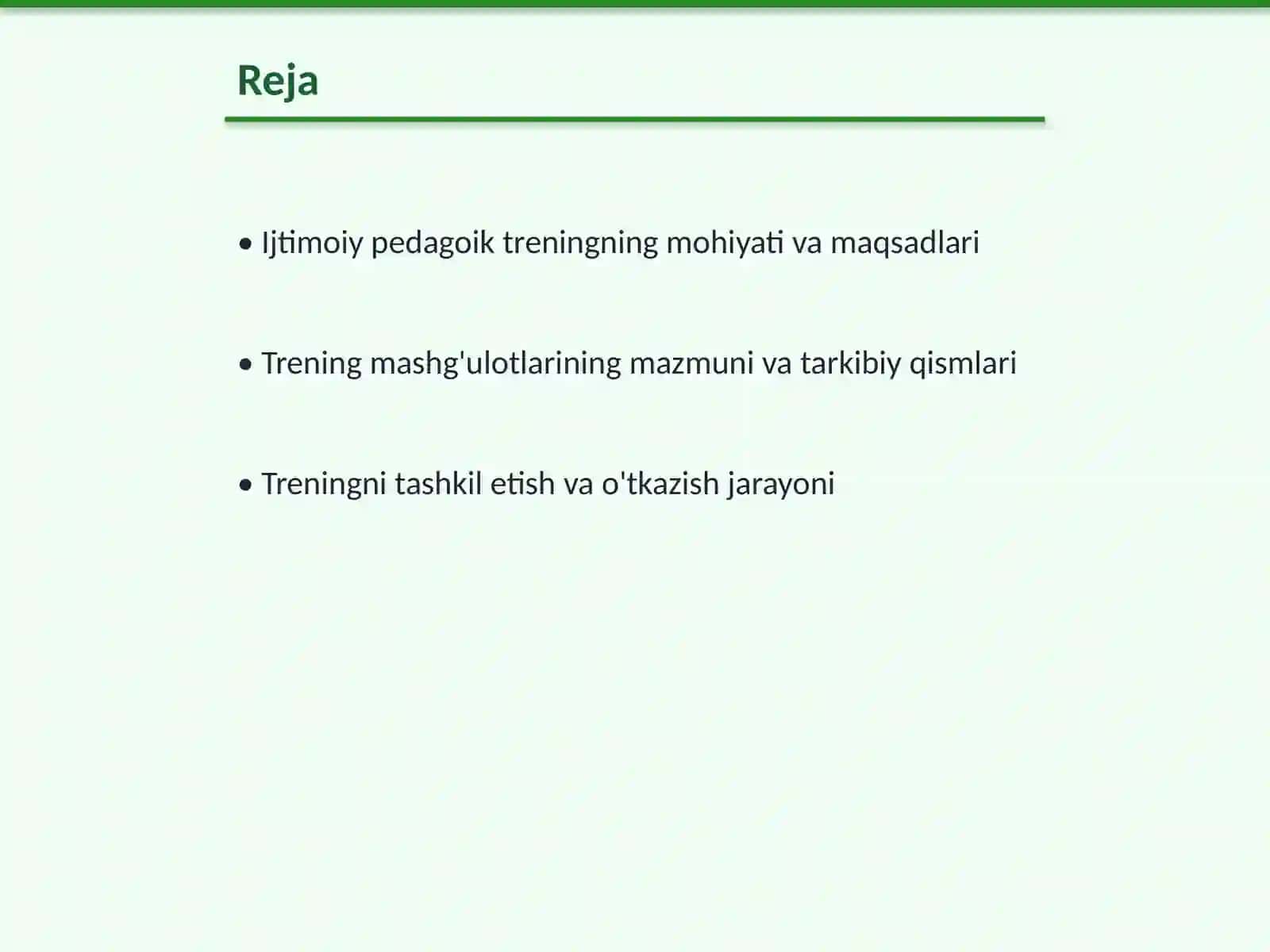 Ijtimoiy pedagoik trening: mazmuni mohiyati va qòllash tartibi 2