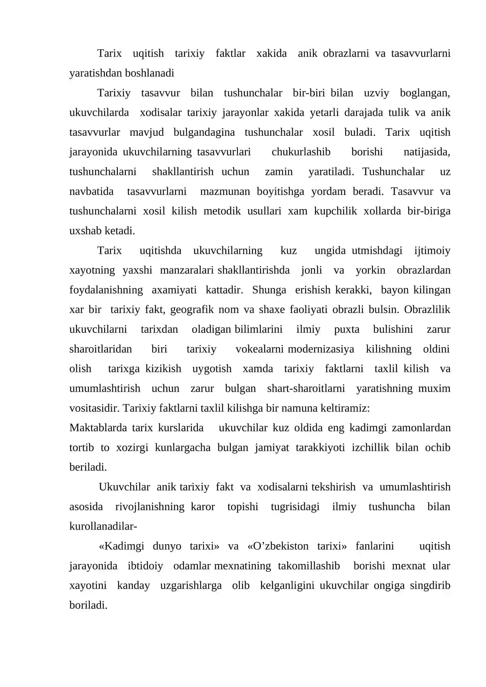 Tarixiy bilimlarni shakllantirish jarayoni 2