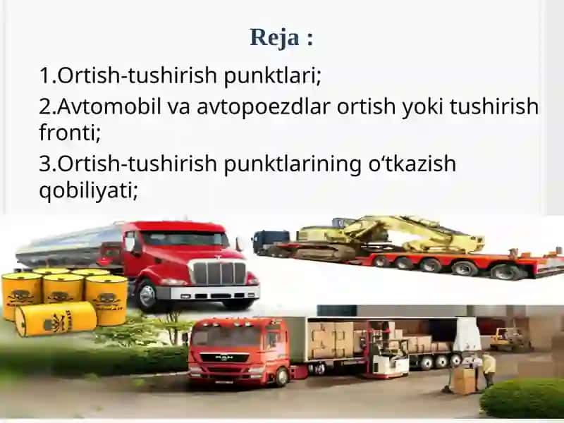 Ortish-tushirish punktlari va omborlari 2