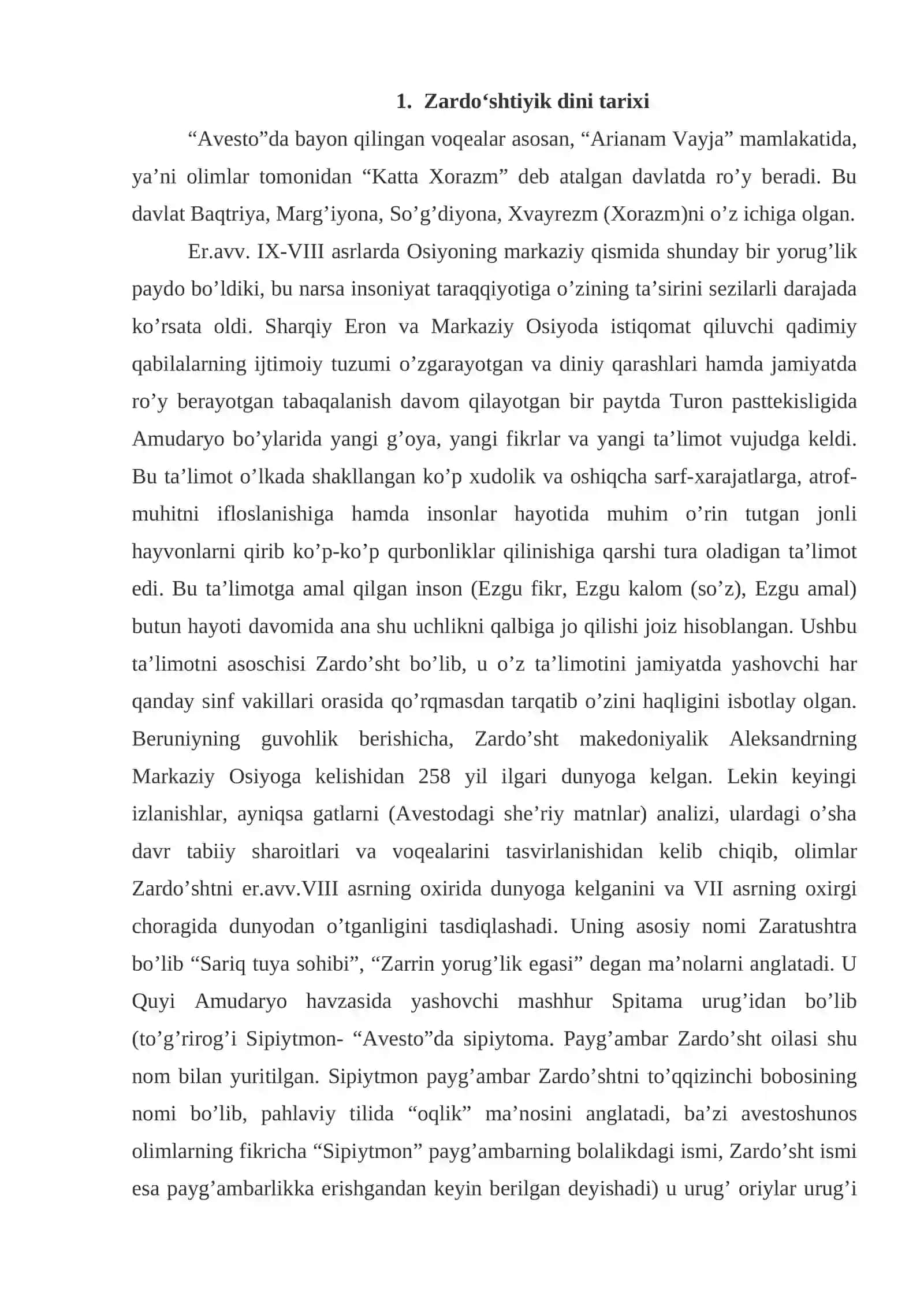 Zardo‘shtiylik dini 2
