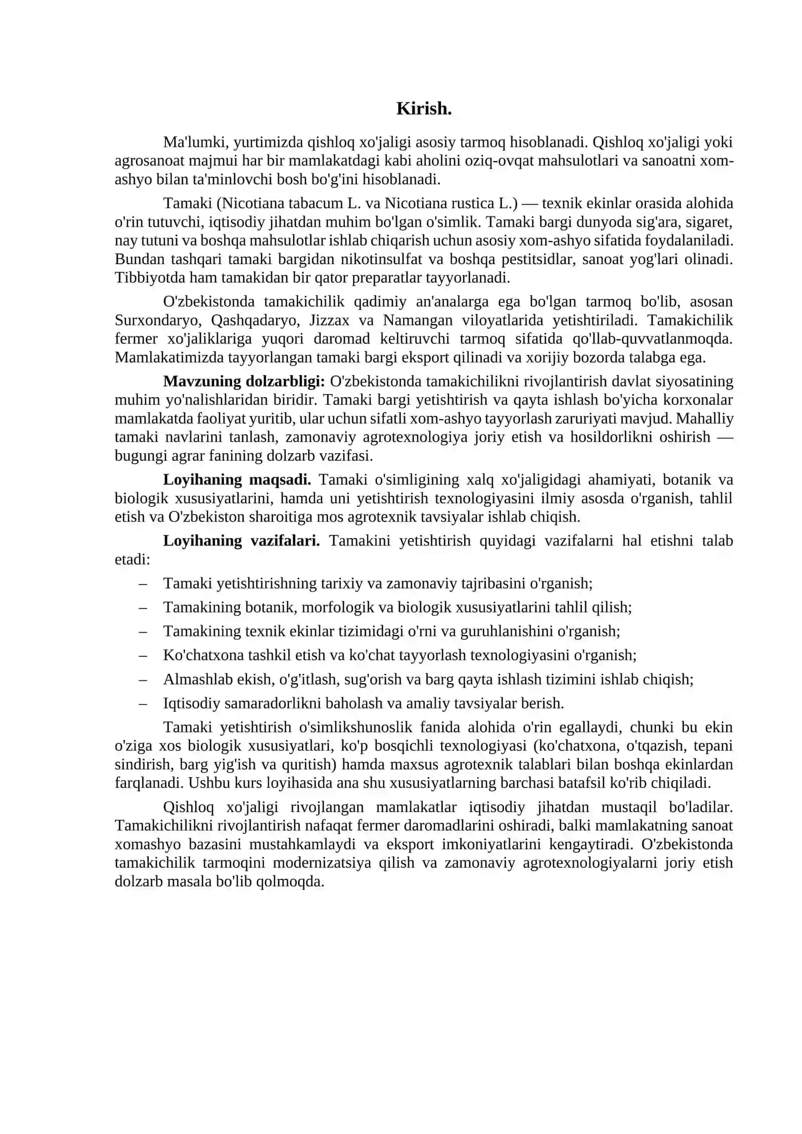 Tamaki yetishtirishning tarixi va zamonaviy usullari 2