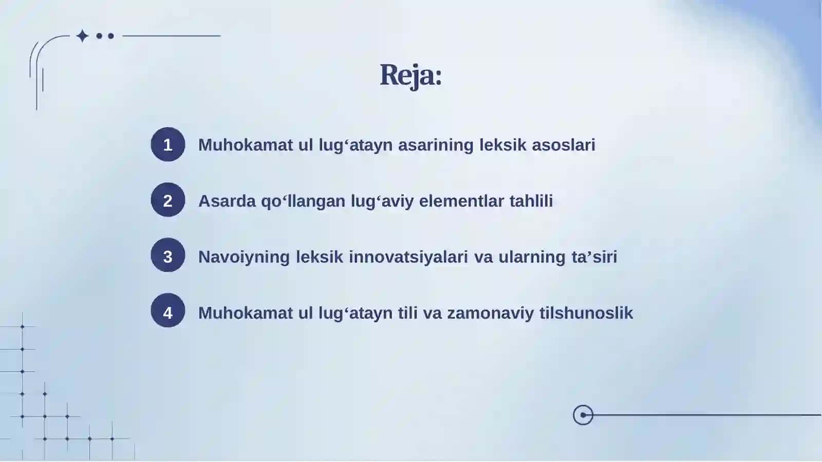 Alisher Navoiyning Muhokamat ul lugʻatayn asarining leksik xususiyatlari 2