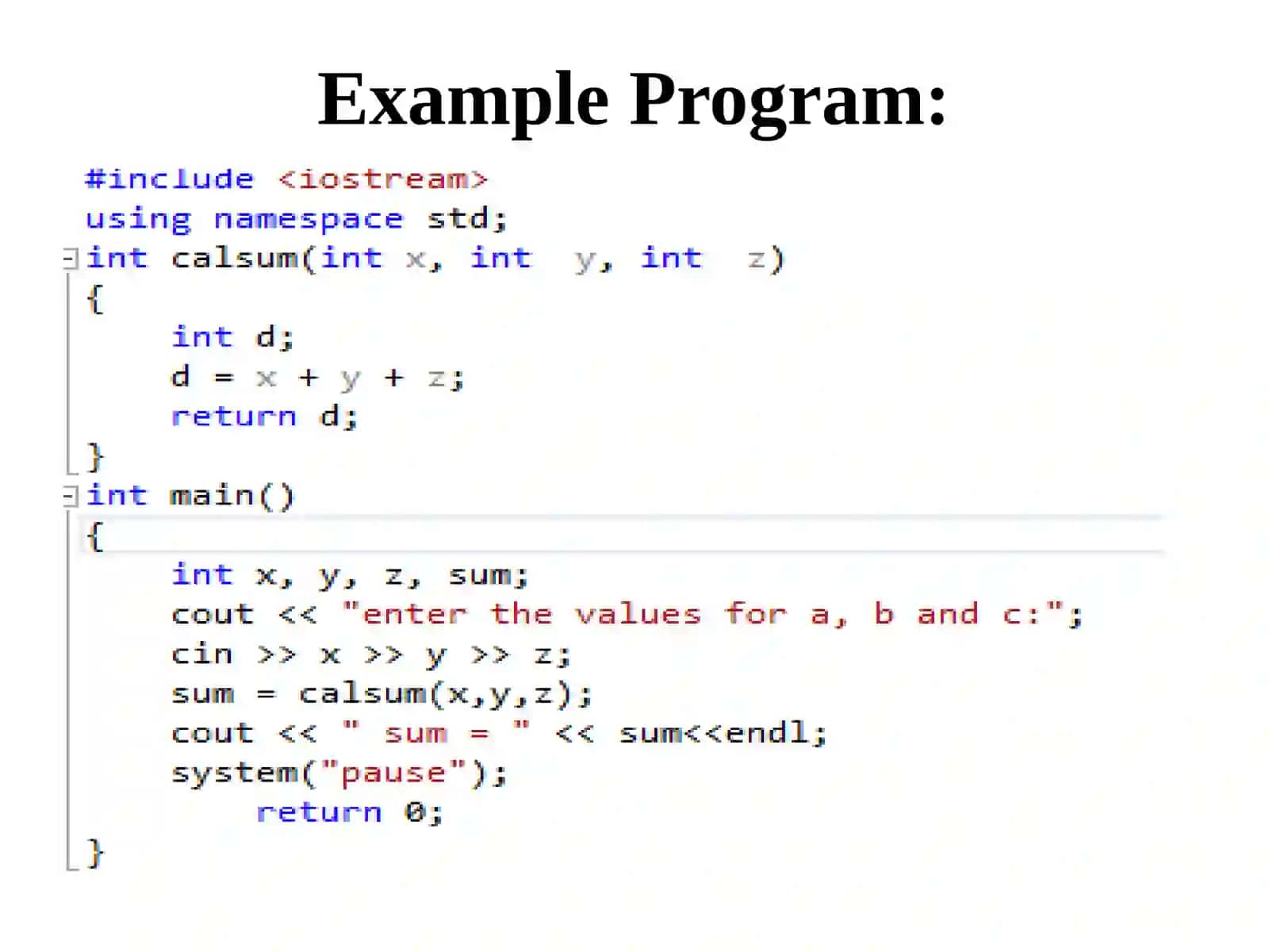 Passing Values between functions 2