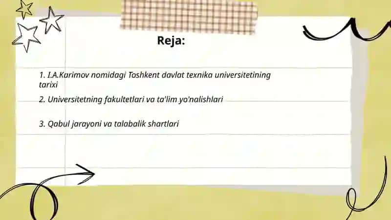 I.A.Karimov nomidagi Toshkent davlat texnika universitetining tarixi 2