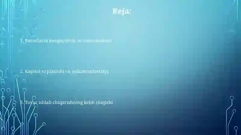 Tovar ishlab chiqarishning kelib chiqishi 2