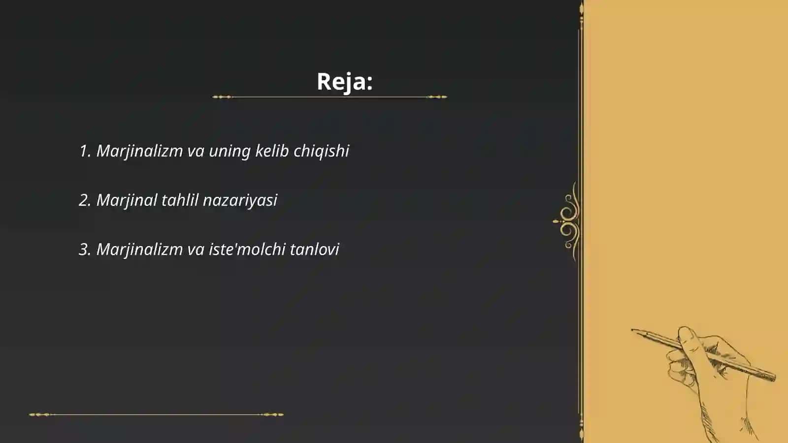 Marjinalizm ta'limoti va neoklassik iqtisodiy maktablar 2