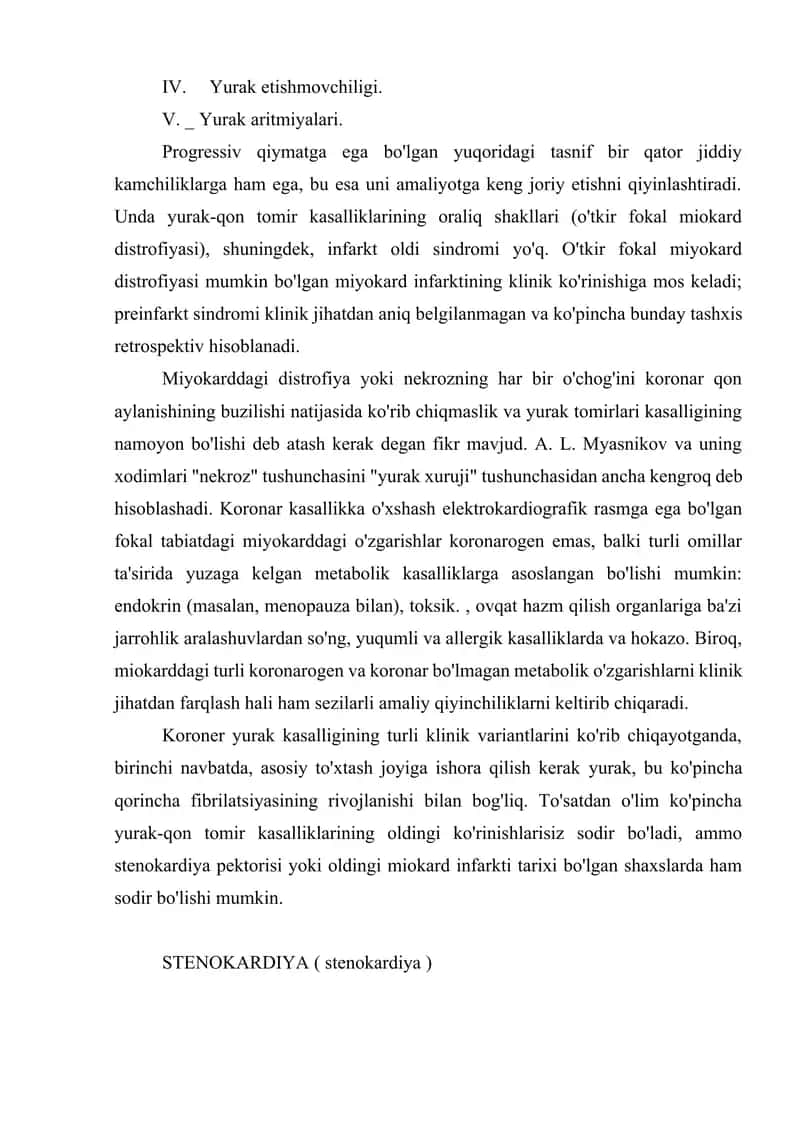 Yurak ishemiyasi 2