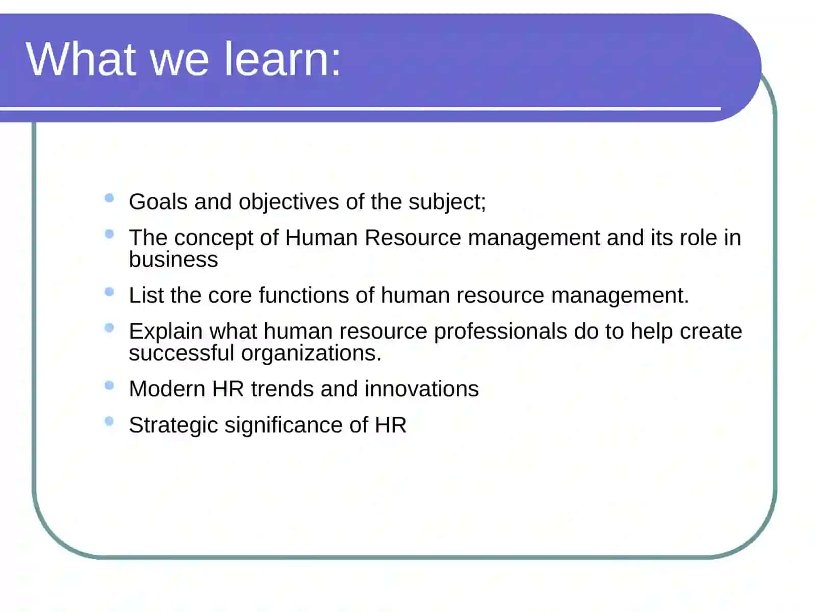 Introduction to Human Resource Management 2