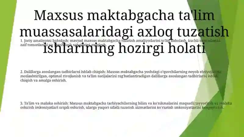 Maxsus Maktabgacha Taʼlim Tizimida Korreksion Ishlar Samaradorligini Oshirish YoʻLlari 2