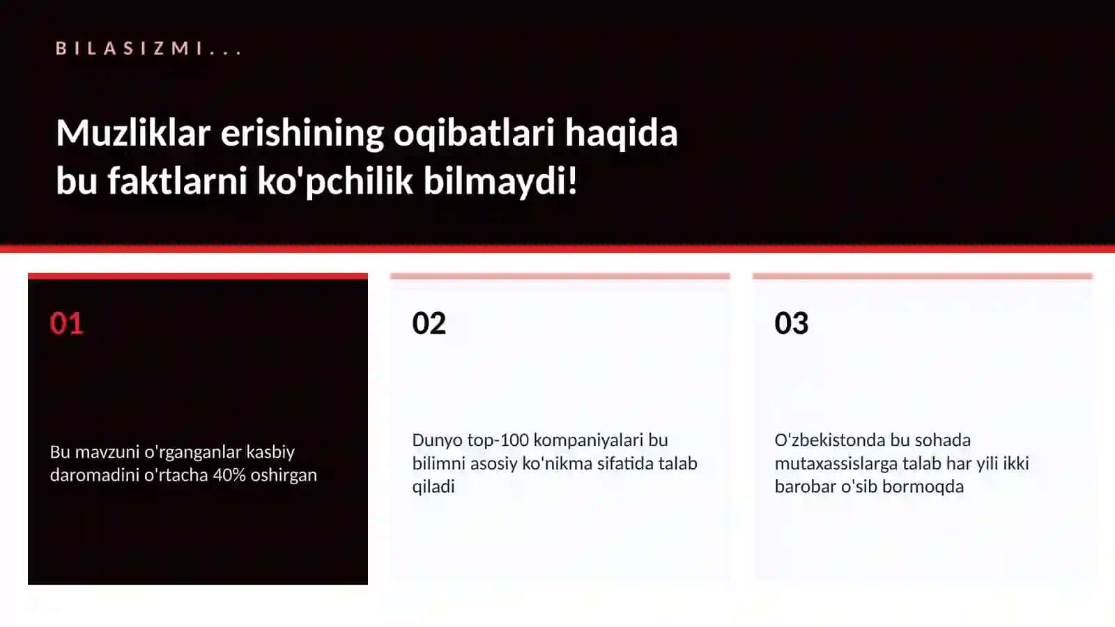 Muzliklar erishining oqibatlari 2