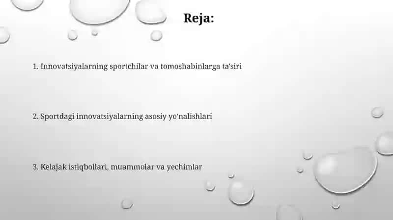 Innovatsiyalarning sportchilar va tomoshabinlar hayotiga ta'siri 2